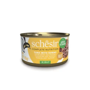 Schesir Complete Nutrition Tuna with Surimi Wet Cat Food, 85g