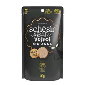 Schesir After Dark Velvet Mousse Chicken Wet Cat Food, 80g
