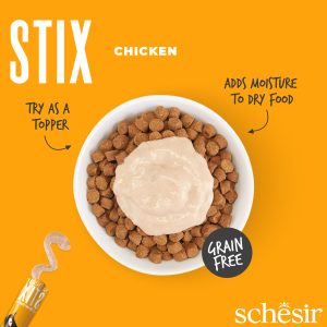 Alternative view of Schesir Stix! Chicken Mousse Cat Treat, 6 Pieces