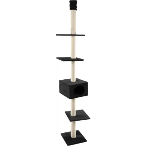 Flamingo Barwa Black Scratching Cat Tree
