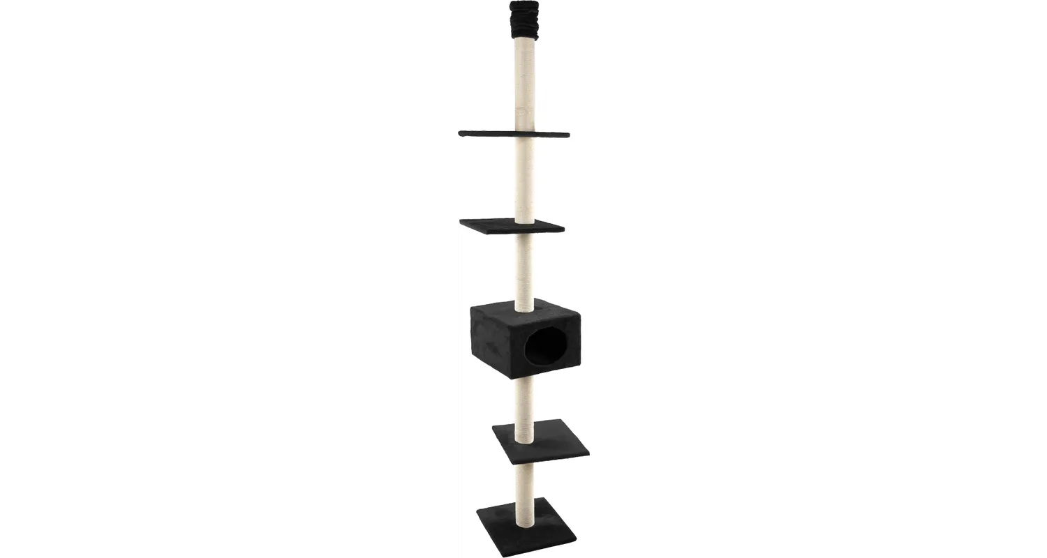 Flamingo Barwa Black Scratching Cat Tree