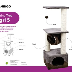 Alternative view of Flamingo Kangri 5 Cat Tree