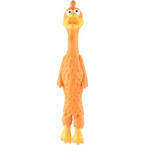 Flamingo Woud Chicken Dog Toy