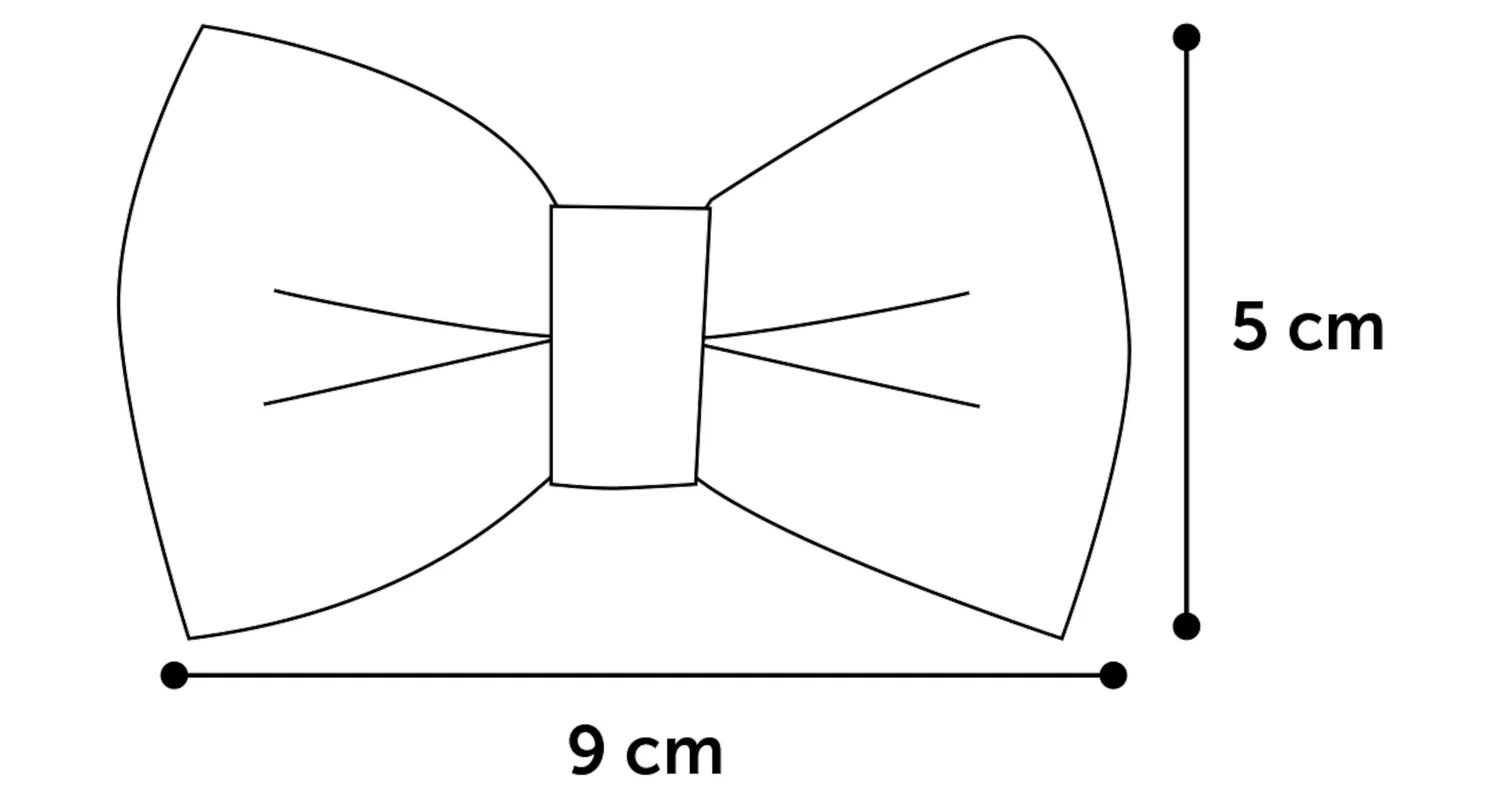 Flamingo Iona Anthracite Grey Dog Bow Tie - Image 3