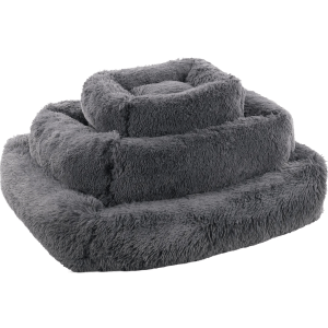 Flamingo Basket Krems Pet Bed, Dark Grey, 50x40x15cm