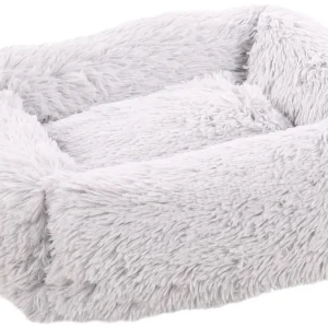 Alternative view of Flamingo Basket Krems Pet Bed, Light Grey, 50x40x15cm