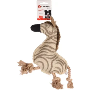 Alternative view of Flamingo Vacan Zebra Dog Toy