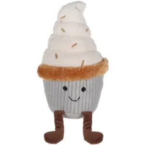 Flamingo Leka Soft Ice Cream Grey Dog Toy