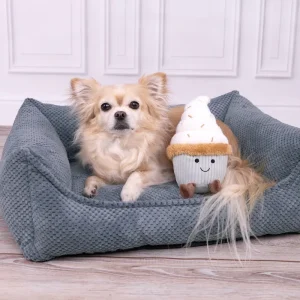 Alternative view of Flamingo Leka Soft Ice Cream Grey Dog Toy