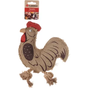 Alternative view of Flamingo Nada Rooster Dog Toy