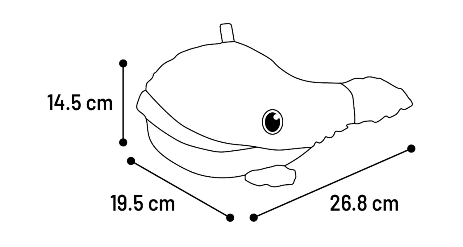 Flamingo Ceano Whale Dog Toy - Image 3