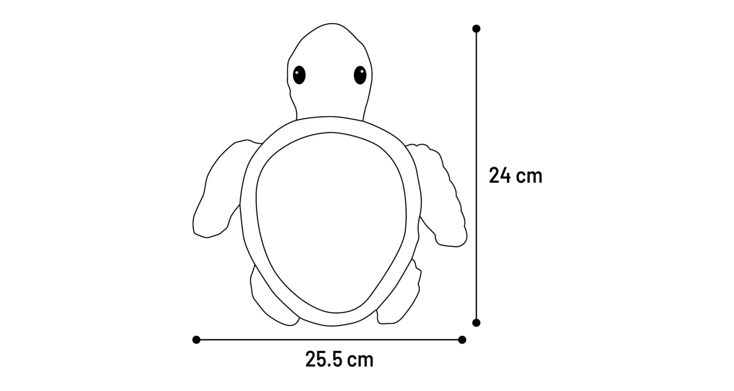Flamingo Ceano Turtle Dog Toy - Image 3
