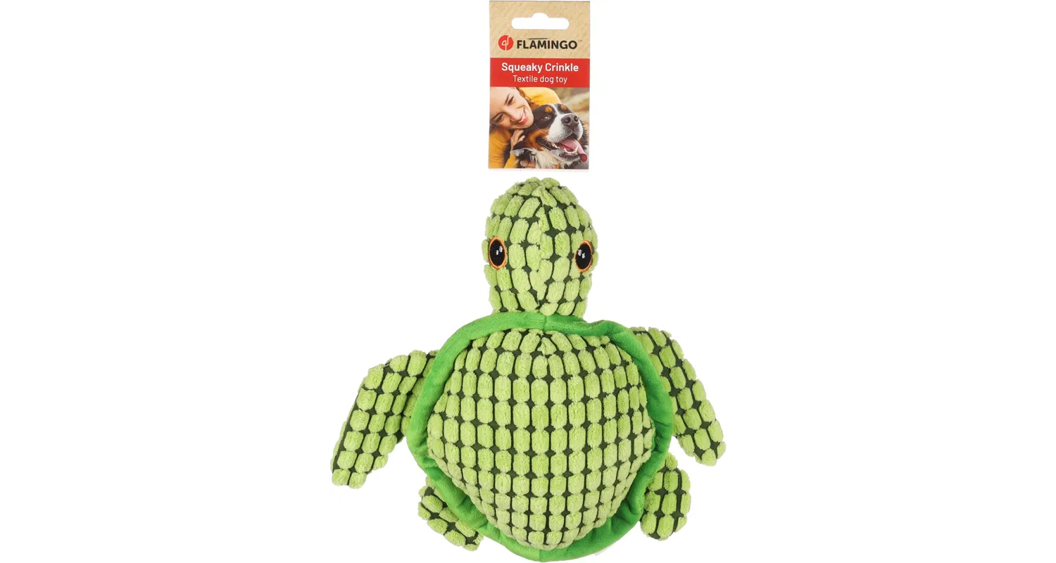 Flamingo Ceano Turtle Dog Toy - Image 2