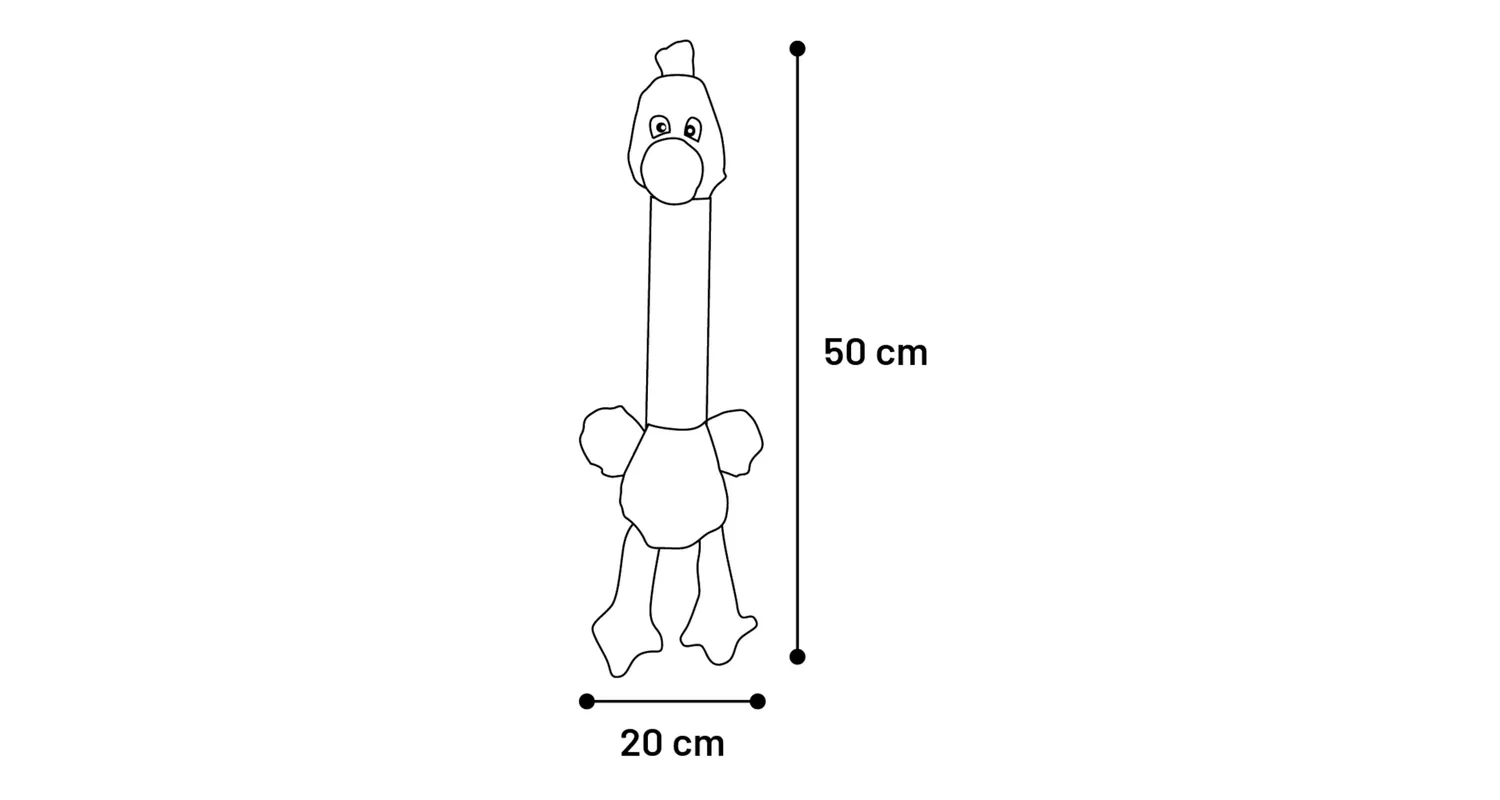 Flamingo Duckla Duck Dog Toy - Image 3