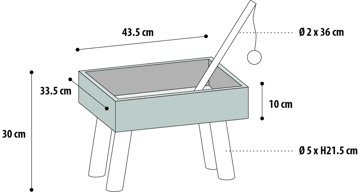Flamingo Scandi Cat Bed - Image 3
