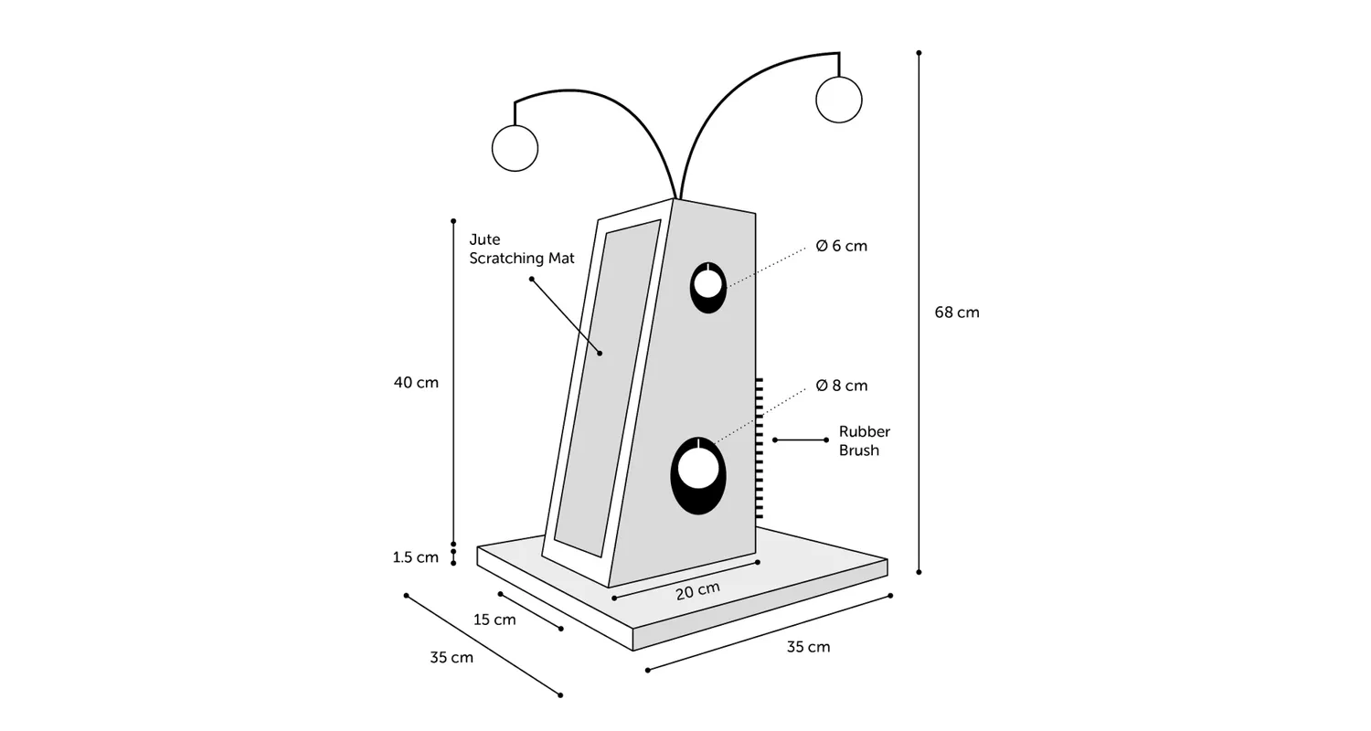 Flamingo Lara Cat Scratcher - Image 5