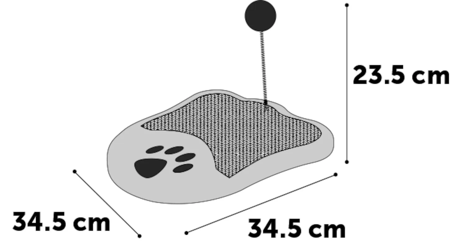 فلامينقو غريتا لوح خدش للقطط - الصورة 3