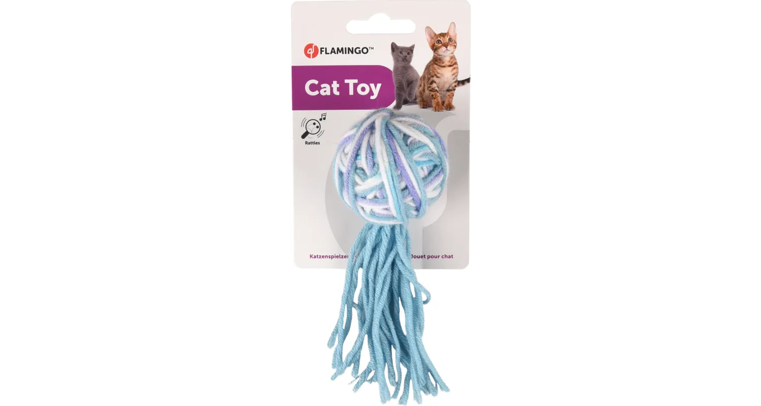 Flamingo Yarn Cat Toy - Image 2