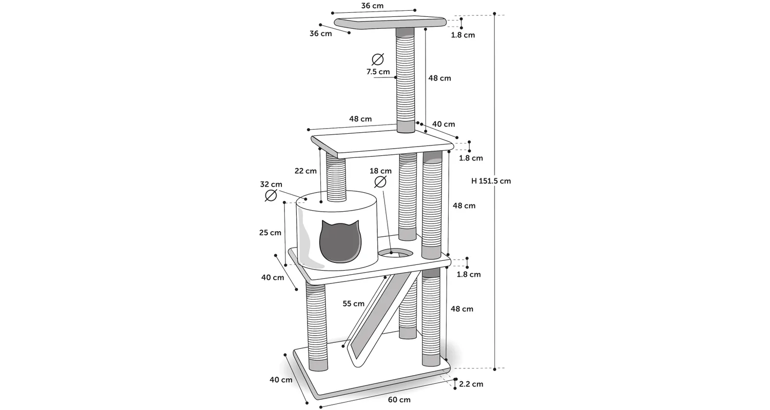 Flamingo Forza Cat Tree - Image 4