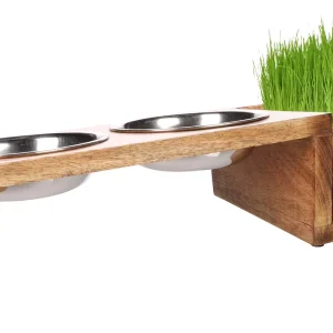 Alternative view of Flamingo Lela Duo Dinner Stainless Steel Cat Bowl