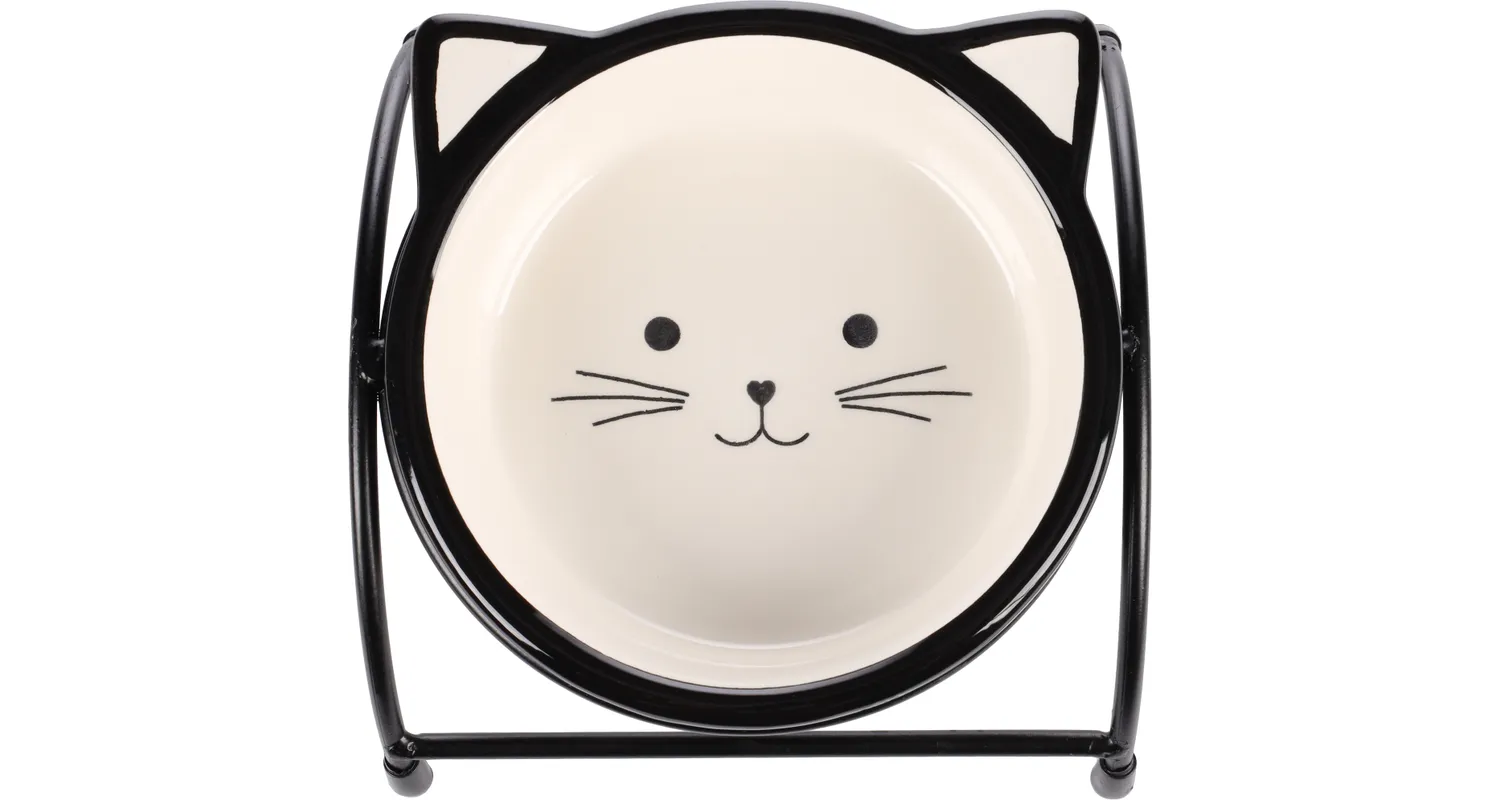 Flamingo Ansu Ceramic Pet Bowl and Stand - Image 2