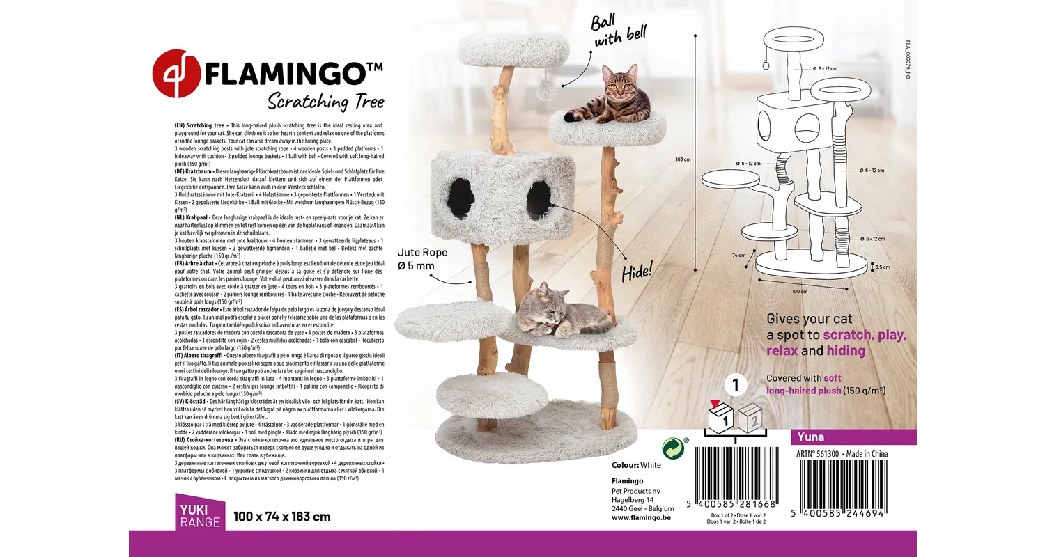 Flamingo Yuna Cat Tree - Image 2