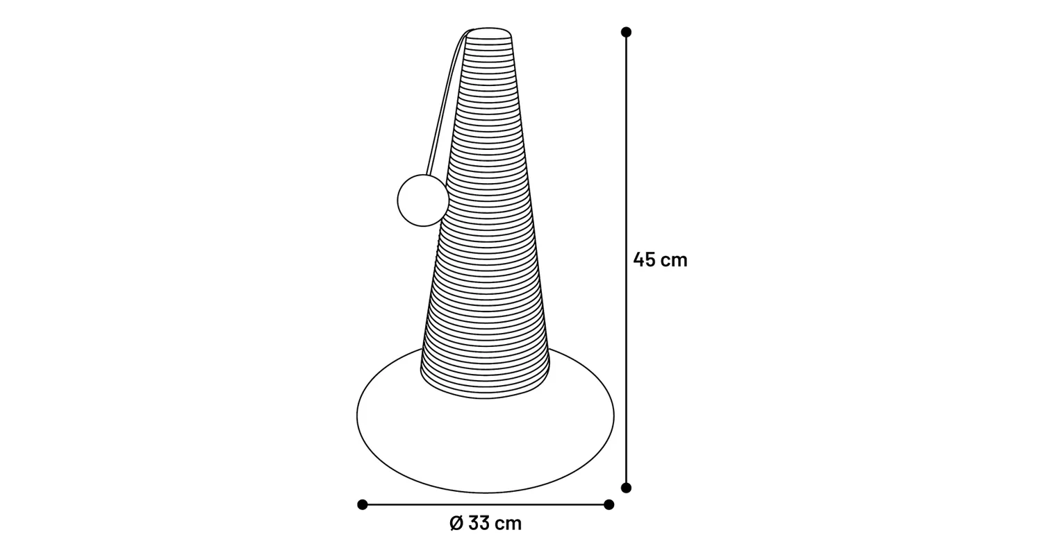 Flamingo Elmo Cat Scratching Cone - Image 2