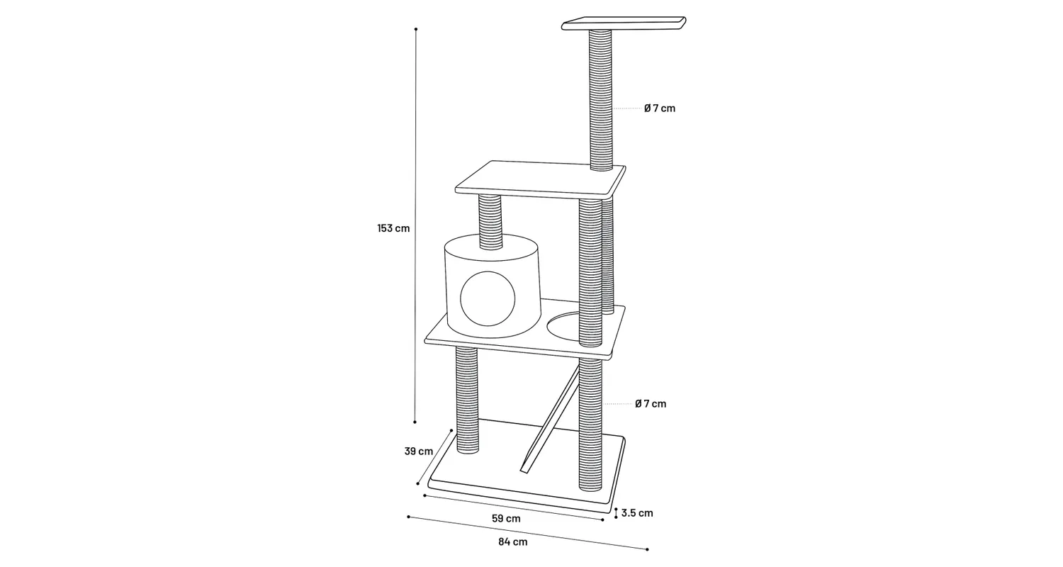 Flamingo Alexandra Cat Tree - Image 4