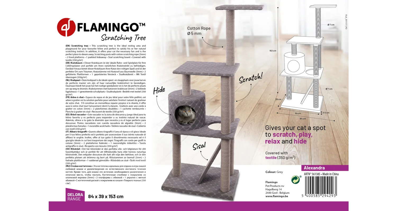 Flamingo Alexandra Cat Tree - Image 3