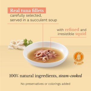 Alternative view of Schesir Soup Wild Tuna & Squids Wet Cat Food, 85g