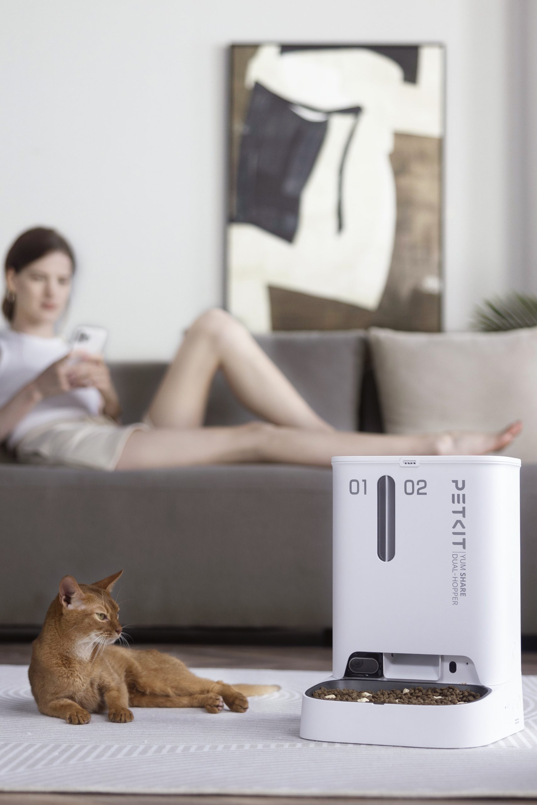 PetKit YUMSHARE Automatic Pet Feeder with HD Camera - Image 6