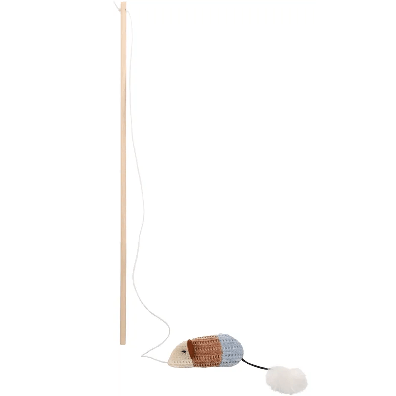 Flamingo Blaro Danfler Mouse Cat Toy, Blue