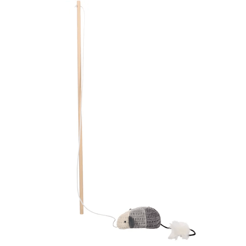 Flamingo Blaro Danfler Mouse Cat Toy, Grey