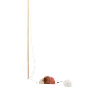 Flamingo Blaro Danfler Mouse Cat Toy, Red