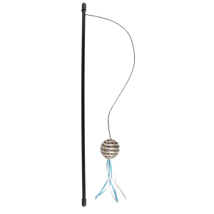 Flamingo Catchy Dangler with Ball Cat Toy, Blue