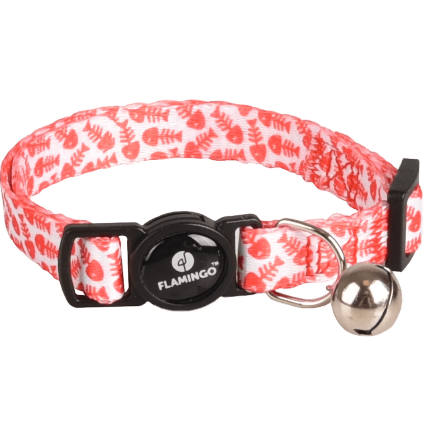 Flamingo Loulou Cat Collar, Red