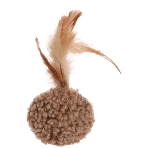 Flamingo Suava Ball Cat Toy, Brown