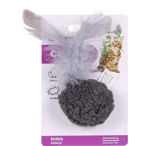Flamingo Suava Ball Cat Toy, Dark Grey - Image 2