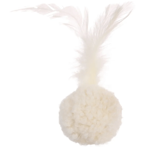Flamingo Suava Ball Cat Toy, White