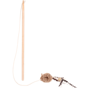 Flamingo Suava Dangler Mouse Cat Toy, Brown