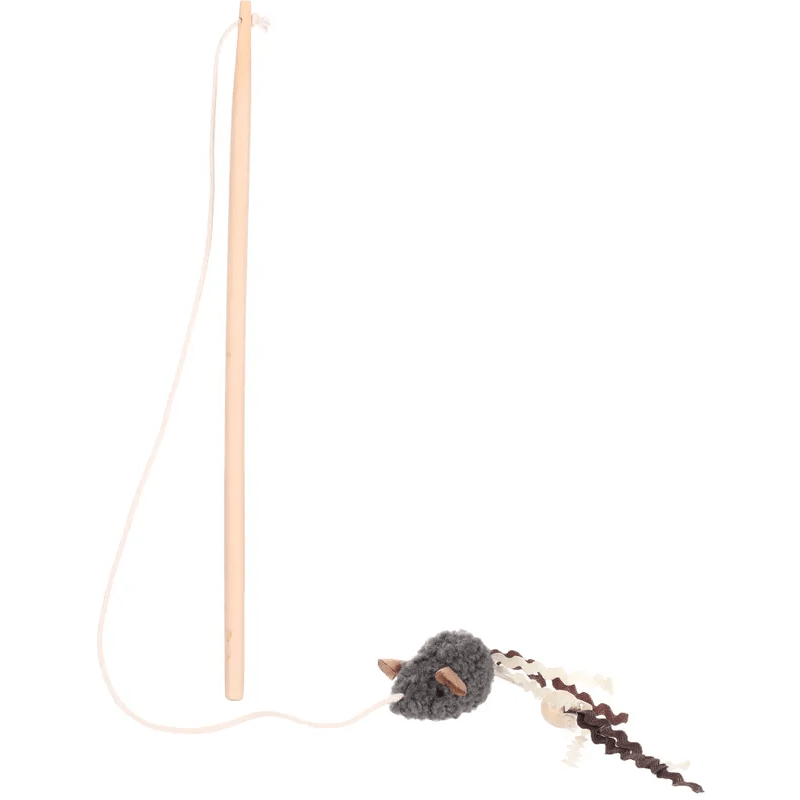 Flamingo Suava Dangler Mouse Cat Toy, Dark Grey
