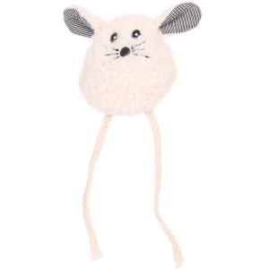 Flamingo Suava Mouse Cat Toy, Cream