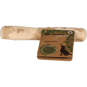 Flamingo Natural Chewy Wood Dog Toy
