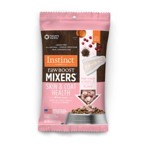 Instinct Raw Boost Mixers Skin & Coat Freeze-Dried Raw Dog Food Topper, 0.75g