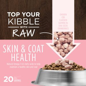 Alternative view of Instinct Raw Boost Mixers Skin & Coat Freeze-Dried Raw Dog Food Topper, 0.75g