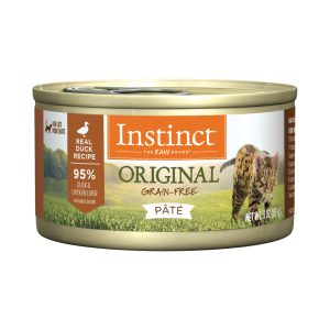 Instinct Original Real Duck Pate Grain-Free Wet Cat Food, 85g