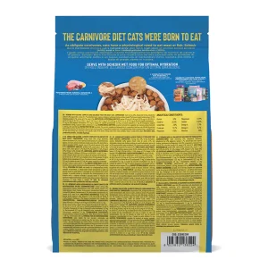Alternative view of Schesir Born Carnivore Herring with Salmon Oven BAKED Dry Cat Food, 1.25kg