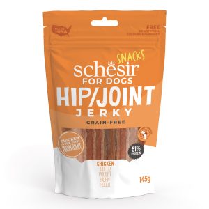 Schesir Snacks, Hip & Joints Chicken Jerky Dog Treats, 145g