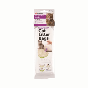 Flamingo Basic Cat Litter Bags, (30 x 50cm) 10 Pcs