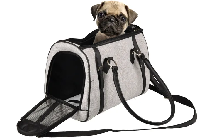 Flamingo Tatjana Pet Carrier, Light Gray - Image 2